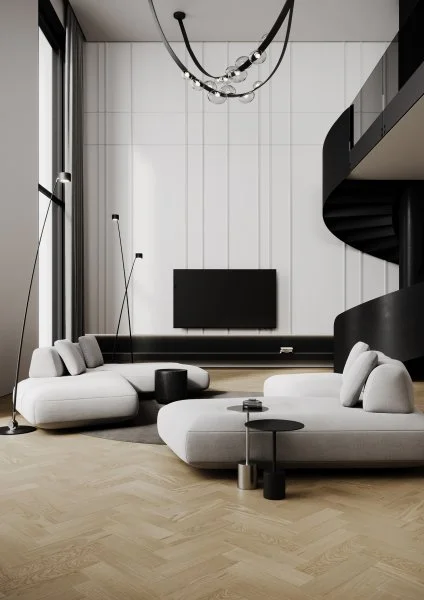 Паркетная доска Quartz Parquet Штучный паркет Дуб Бисквитный 44-1258-07 в Магнитогорске