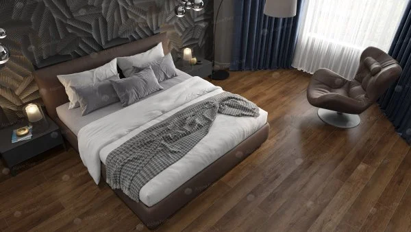 Кварц-виниловая плитка Alpine Floor Premium XL Дуб Шоколадный ЕСО 7-18, 8 мм. 43 класс в Магнитогорске