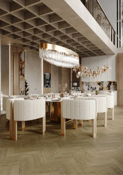 Паркетная доска Quartz Parquet Штучный паркет Дуб Конго 44-1258-54 в Магнитогорске