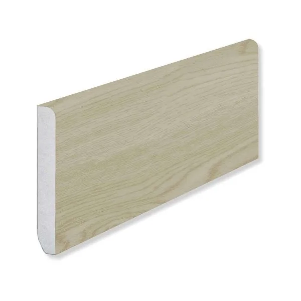 Кварцевый плинтус Fargo 18001-35 Ясень Белый 80х11х2200 мм в Магнитогорске