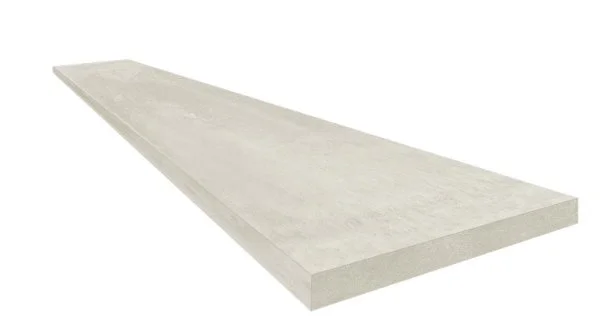 Керамогранит Coliseum Экспо Уайт Ступень угловая правая (Натуральный, 33х60) в Магнитогорске