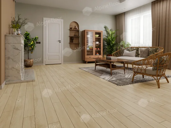 Каменно-полимерная плитка Alpine Floor Grand Sequoia Village Камфора ECO 11-507 4мм, 43 класс в Магнитогорске