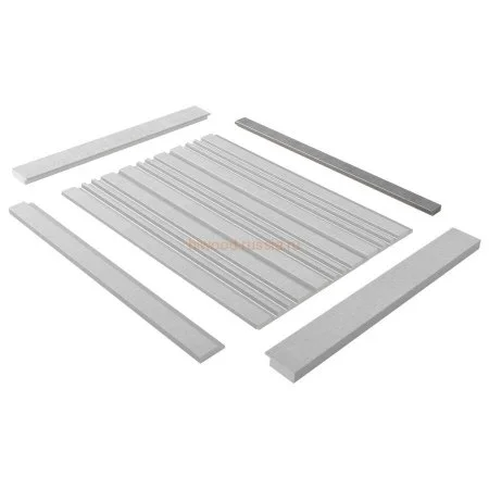 Финишный молдинг LF124B S339S левый декорированный (31х12х2700мм) в Магнитогорске