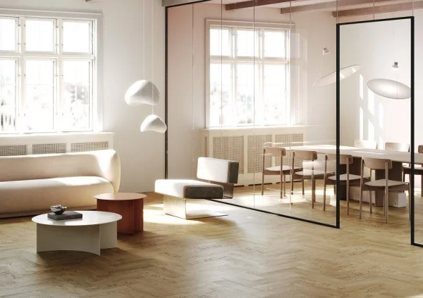 Кварц-виниловая плитка Fargo Herringbone 44-5003-4 Дуб Неаполь в Магнитогорске