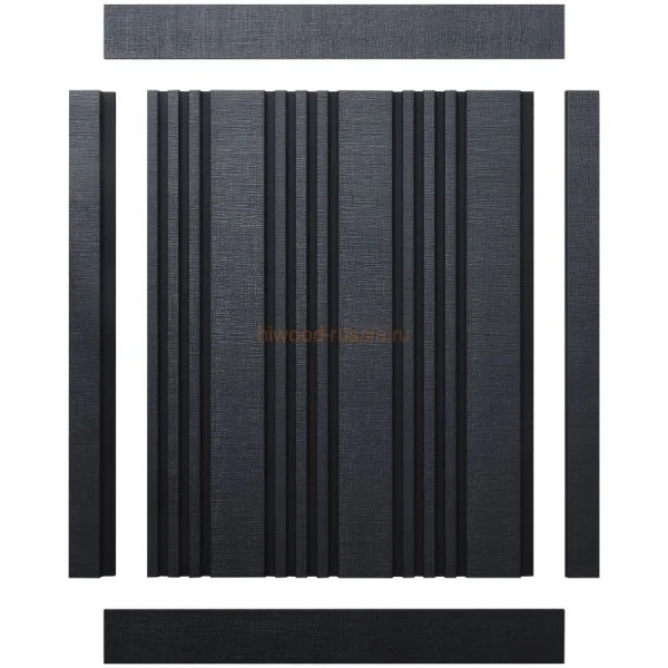 Финишный молдинг LF124B BK114K левый декорированный (31х12х2700мм) в Магнитогорске