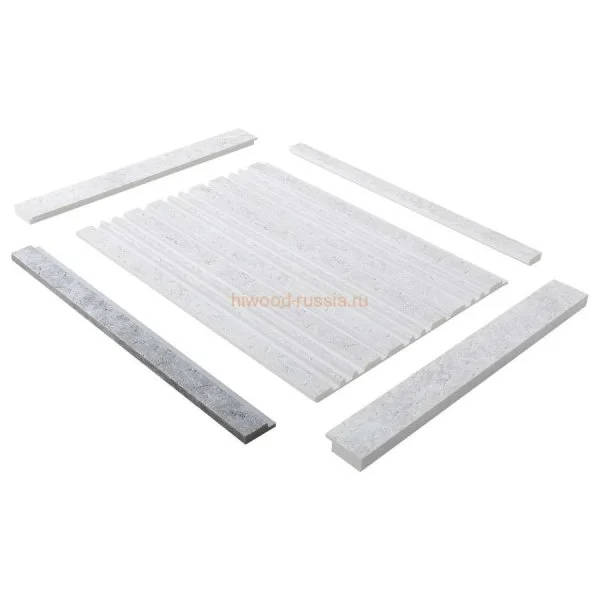 Финишный молдинг LF124A W50 правый декорированный (42х12х2700мм) в Магнитогорске