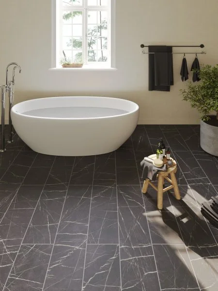 Ламинат Egger PRO 8/33 4V Large Aqua+ Камень Пьетра Гриджиа чёрный EPL246 в Магнитогорске