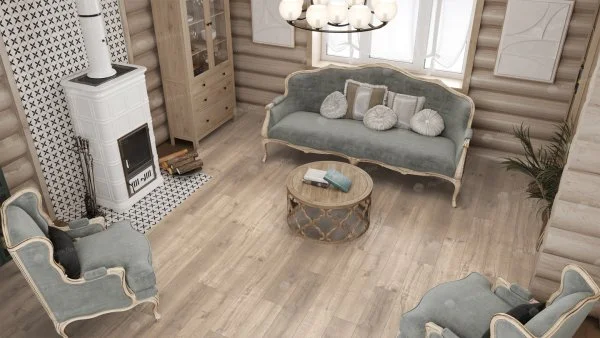 Каменно-полимерная плитка Alpine Floor Real Wood Дуб Натуральный ECO 2-5, 6 мм 43 класс в Магнитогорске
