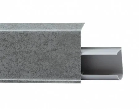 Пластиковый плинтус Royce №551 Грей (55х23х2200мм) в Магнитогорске