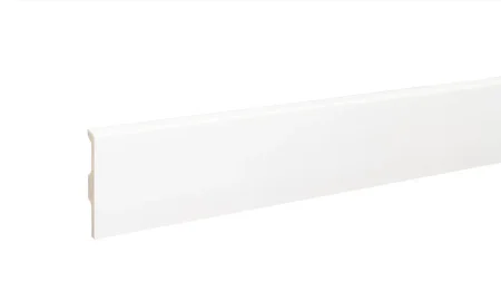 Плинтус дюрополимерный Bonkeel 01 Белый (80х14х2000 мм) в Магнитогорске