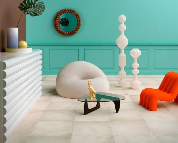 Керамогранит Coliseum Ривьера Уайт 60х60 (Натуральный и Реттифицированный) в Магнитогорске