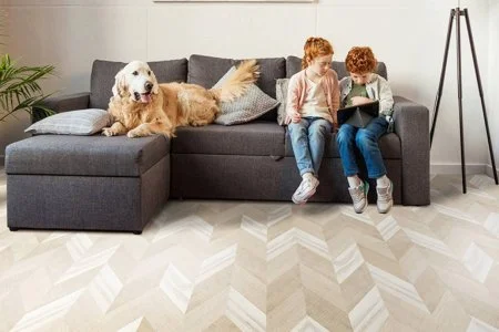 Пробковое покрытие CorkStyle Chevron Creme в Магнитогорске
