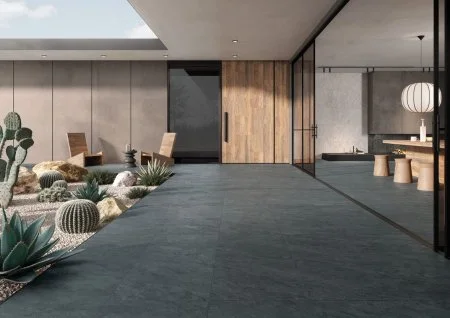 Керамогранит Vitra QuarStone Антрацит 60х60 (Натуральная и Реттифицированная) в Магнитогорске