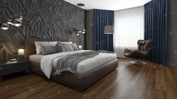 Кварц-виниловая плитка Alpine Floor Premium XL Дуб Шоколадный ЕСО 7-18, 8 мм. 43 класс в Магнитогорске