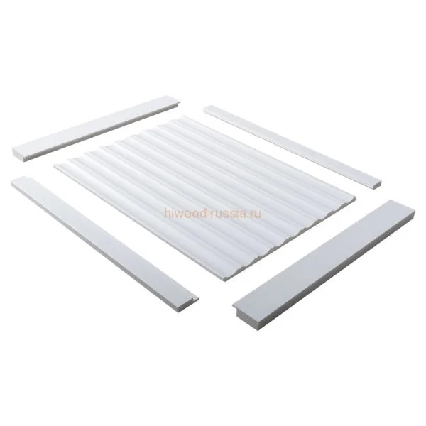 Финишный молдинг LF124A NP правый белый (42х12х2700мм) в Магнитогорске