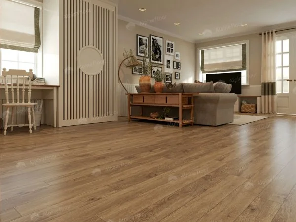 Каменно-полимерная плитка Alpine Floor Grand Sequoia Village Макадамия ECO 11-1007 4мм, 43 класс в Магнитогорске