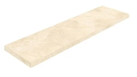 Керамогранит Coliseum Аурелия Уайт Ступень угловая левая (Натуральный, 33х120) в Магнитогорске