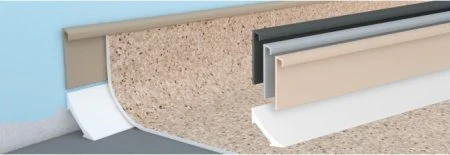 Коннелюрный плинтус Bonkeel Нижняя белая часть (22х22х2200мм) в Магнитогорске