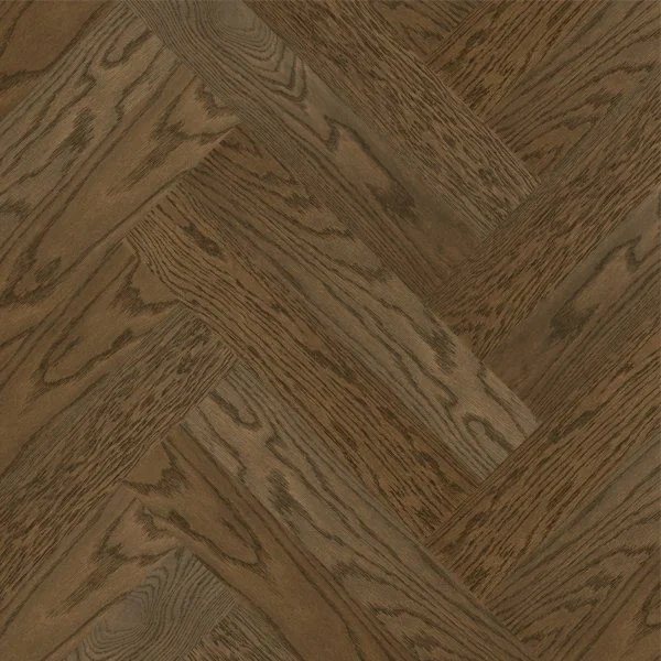 Паркетная доска Quartz Parquet Английская Ёлка Дуб Брауни 33-413 в Магнитогорске