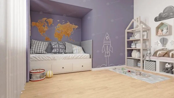 Каменно-полимерная плитка Alpine Floor Classic Дуб Ваниль Селект ECO 106-3, 4мм 43 класс в Магнитогорске