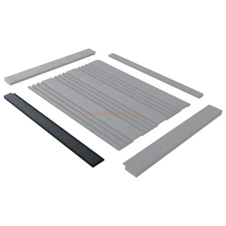 Финишный молдинг LF124A BK114K правый декорированный (42х12х2700мм) в Магнитогорске