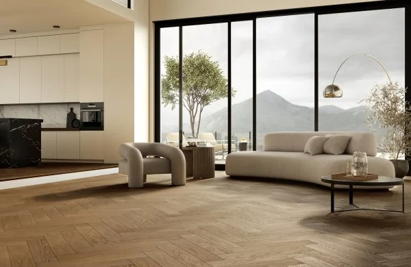 Паркетная доска Quartz Parquet Английская Ёлка Дуб Рустикальный 33-410 в Магнитогорске