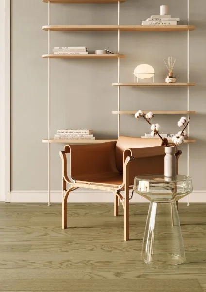 Паркетная доска Quartz Parquet Классик 5 мм Дуб Флэт Уайт 1258-55 в Магнитогорске