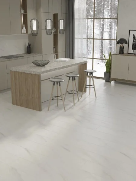 Ламинат Egger PRO 8/33 4V Large Aqua+ Мрамор Леванто белый EPL245 в Магнитогорске