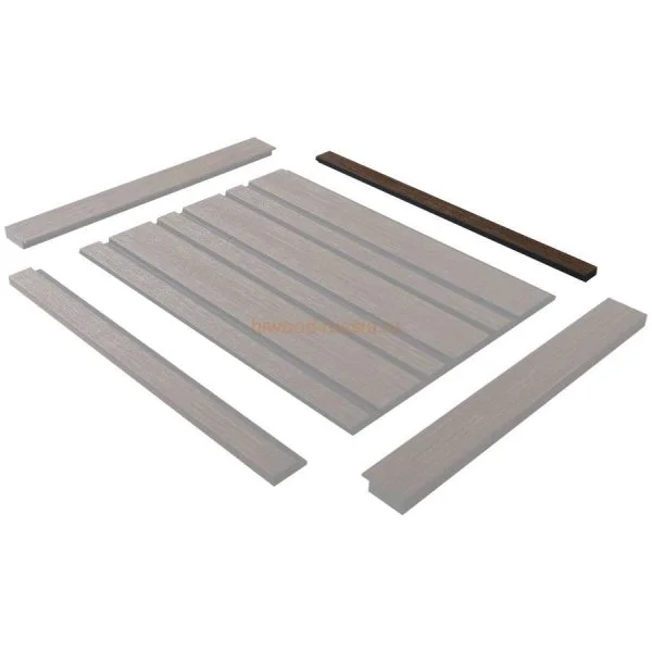 Финишный молдинг LF124B BR396K левый декорированный (31х12х2700мм) в Магнитогорске