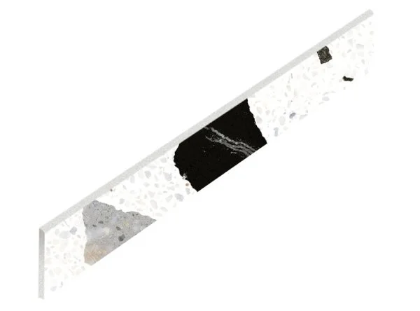 Керамогранит Coliseum Палладио Уайт Плинтус (Натуральный, 7,2х60) в Магнитогорске