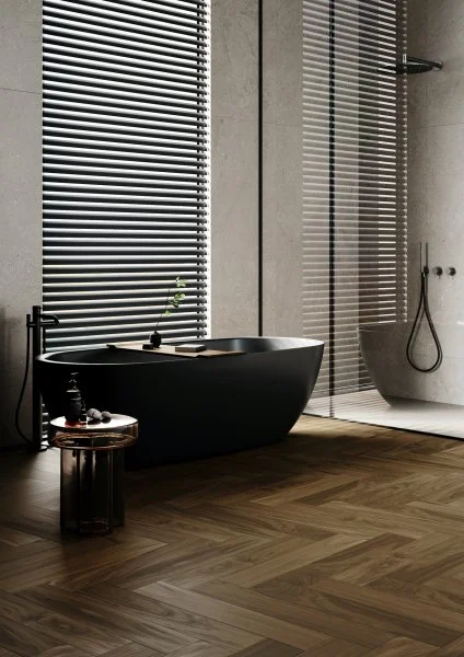 Паркетная доска Quartz Parquet Английская Ёлка Орех Американский 33-400-29 в Магнитогорске