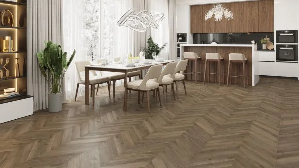 Кварц-виниловая плитка Alpine Floor Chevron Дуб Насыщенный ECO 20-4 (2,5 мм. 43 класс) в Магнитогорске