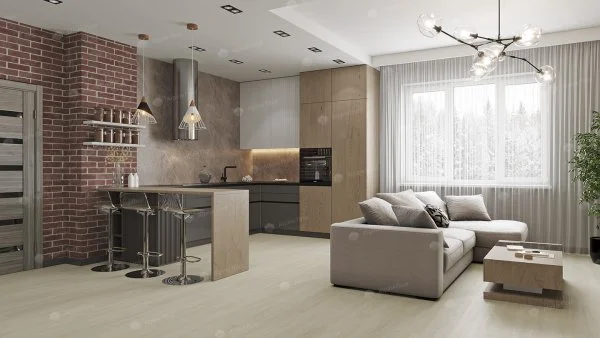 Каменно-полимерная плитка Alpine Floor Solo Plus Ленто ЕСО 14-501, 4 мм, 43 класс в Магнитогорске