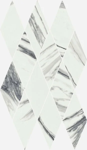 Керамогранит Italon Шарм Делюкс Статуарио Фантастико 28х48 мозаика Даймонд (Люкс) в Магнитогорске