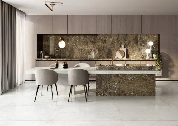 Керамогранит Italon Шарм Делюкс Бьянко Микеланджело 60х120 (Паттинированная и реттифицированная) в Магнитогорске