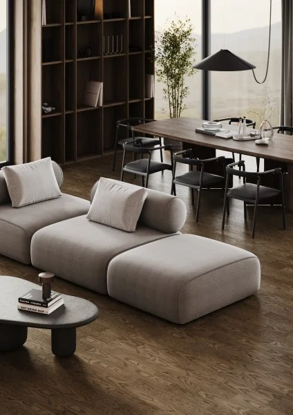 Паркетная доска Quartz Parquet Штучный паркет Дуб Брауни 44-413 в Магнитогорске