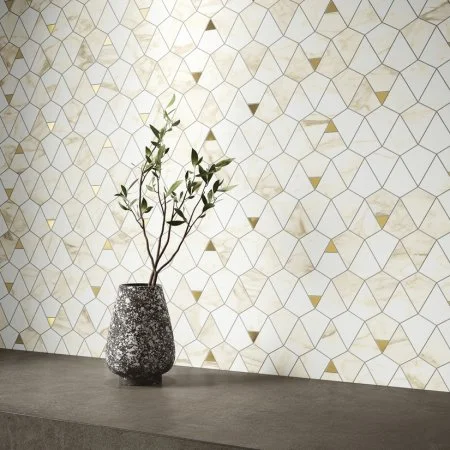 Керамогранит Italon Этернум Каррара Мозаика Вертекс 25.8х30 (Натуральная) в Магнитогорске