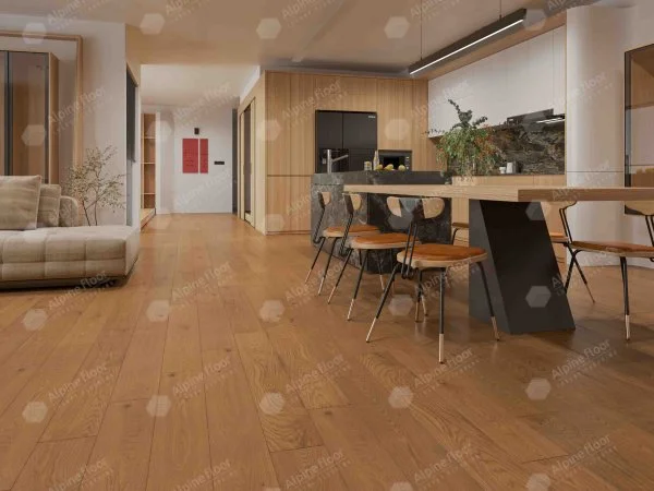 Инженерная доска Alpine Floor Villa Дуб Имбирный в Магнитогорске