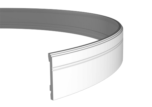 Плинтус Европласт 1.53.103 (110х15х2000 мм) Гибкий в #REGION_NAME_DECLINE_PP#